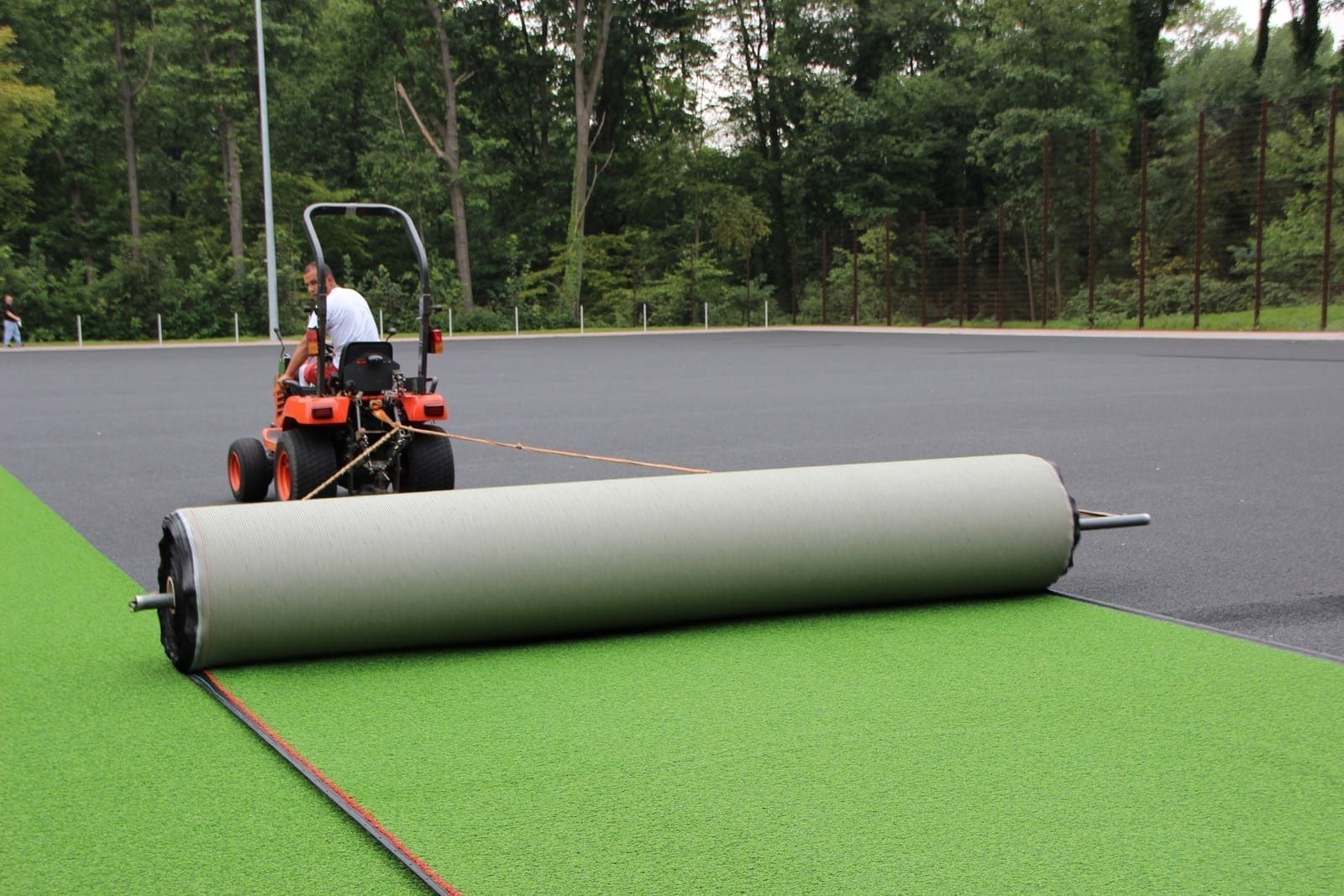 football turf construction