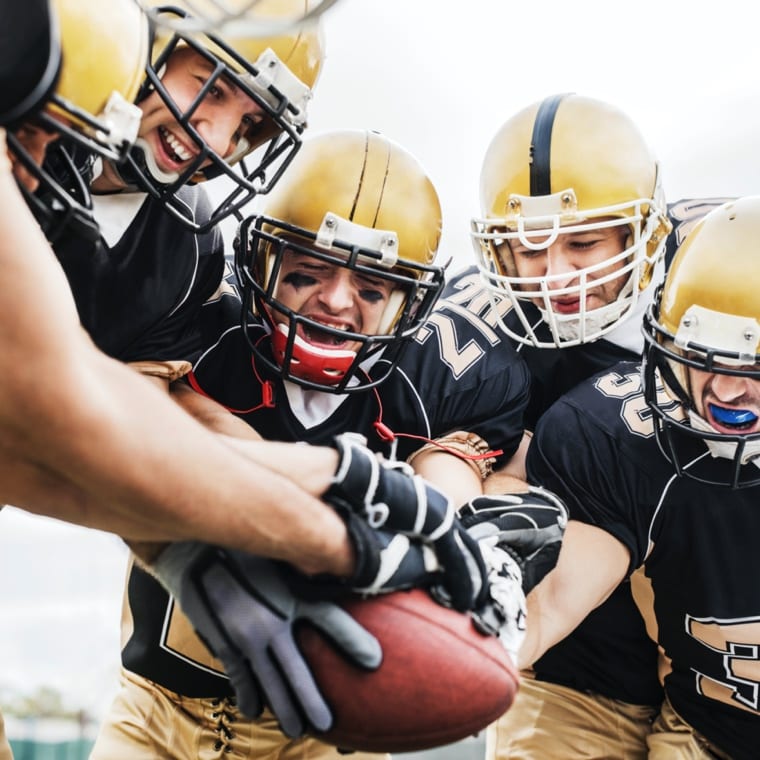 American Football on synthetic turf